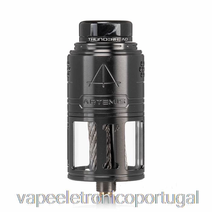 Vape Eletrônico Thunderhead Criações Artemis V2 Top Coiler 25mm Rdta Gunmetal